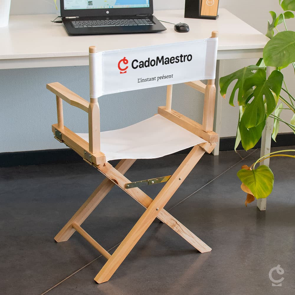 Fauteuil Metteur en Scène Pliant Logo à Personnaliser - Chaise Personnalisée