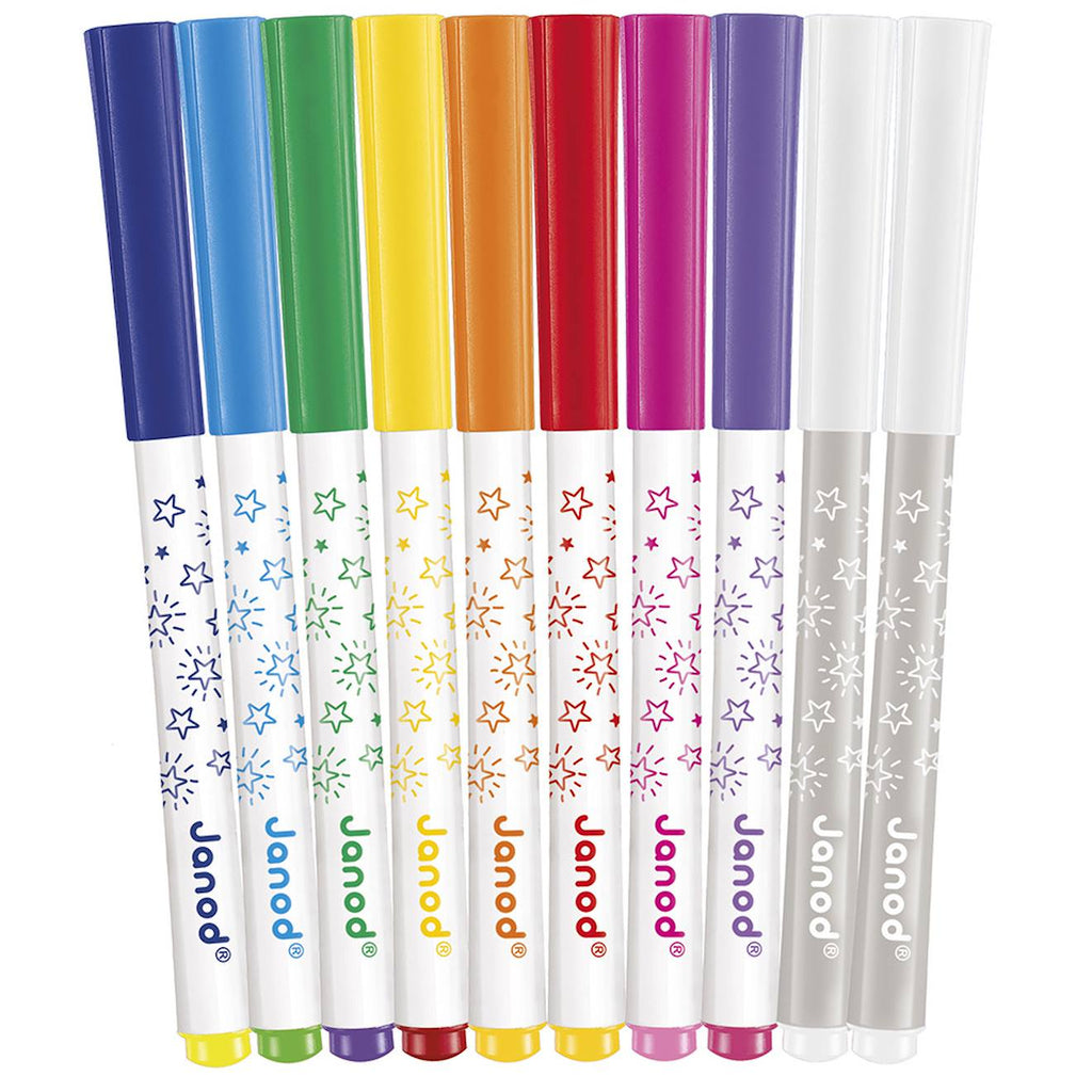 Feutres magiques x10 - colo multicolore