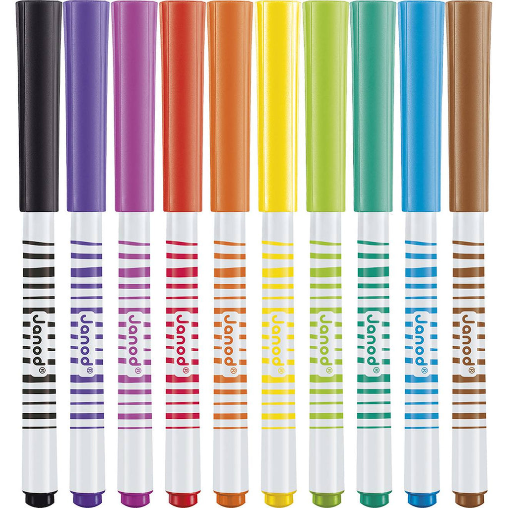 Feutres pinceaux x12 - colo multicolore