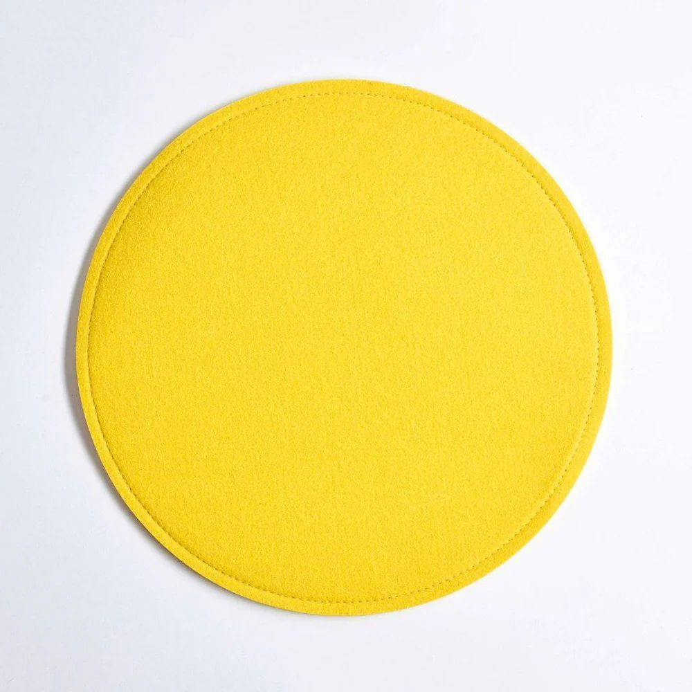 Feutrine Jaune pour Meuble en Kraft Pliable - Poufs et Tabourets Originaux