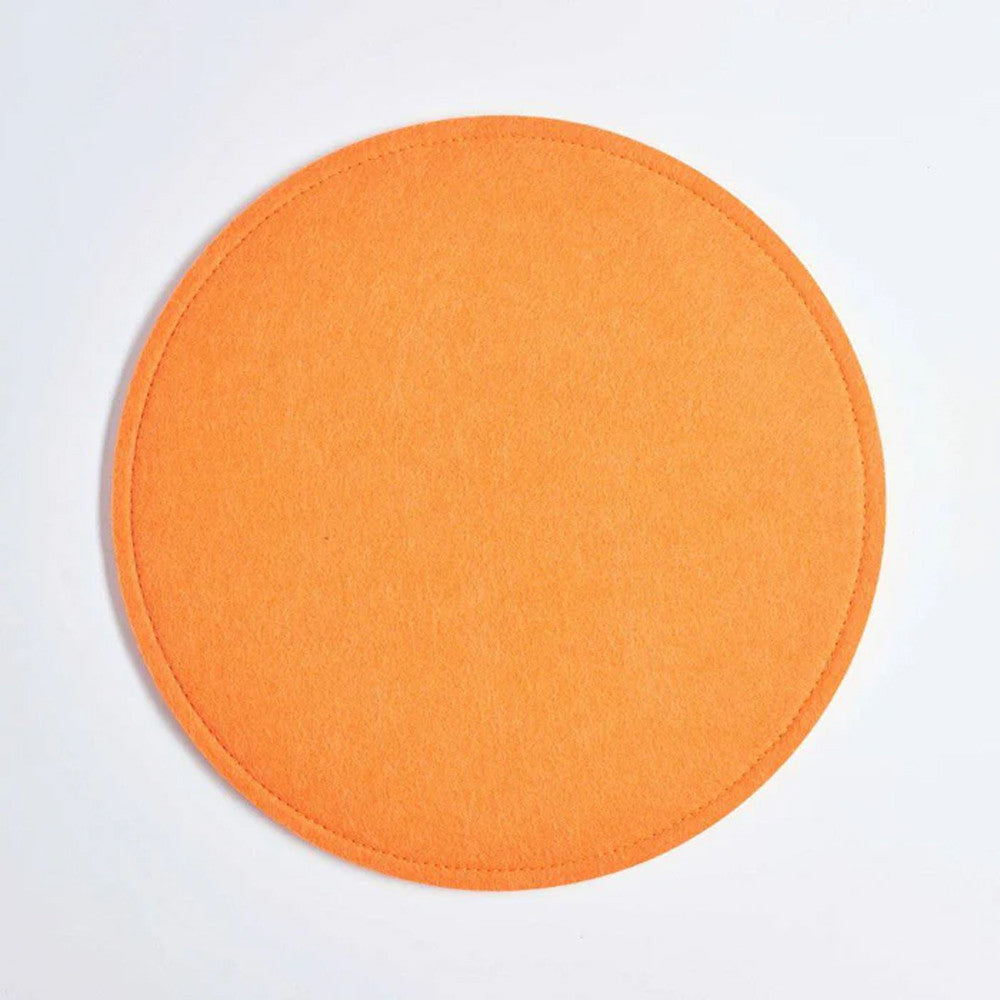 Feutrine Orange pour Meuble en Kraft Pliable - Poufs et Tabourets Originaux