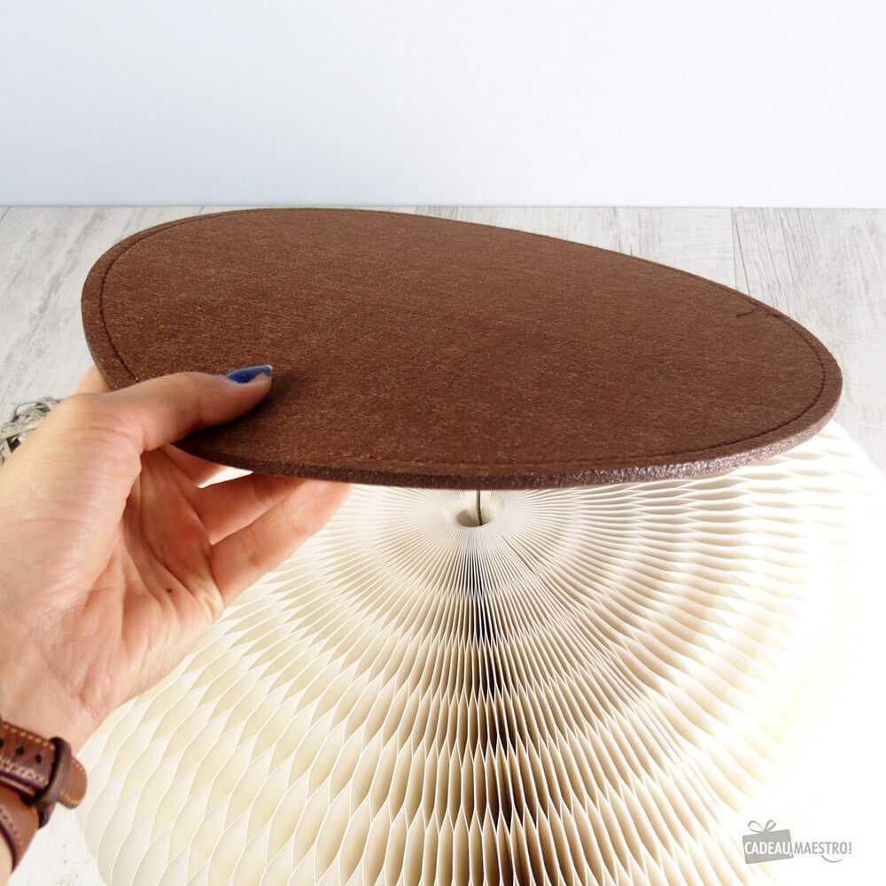 Feutrine Brune pour Meuble en Kraft Pliable - Poufs et Tabourets Originaux CadoMaestro