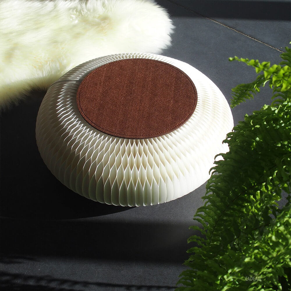 Feutrine Brune pour Meuble en Kraft Pliable - Poufs et Tabourets Originaux CadoMaestro