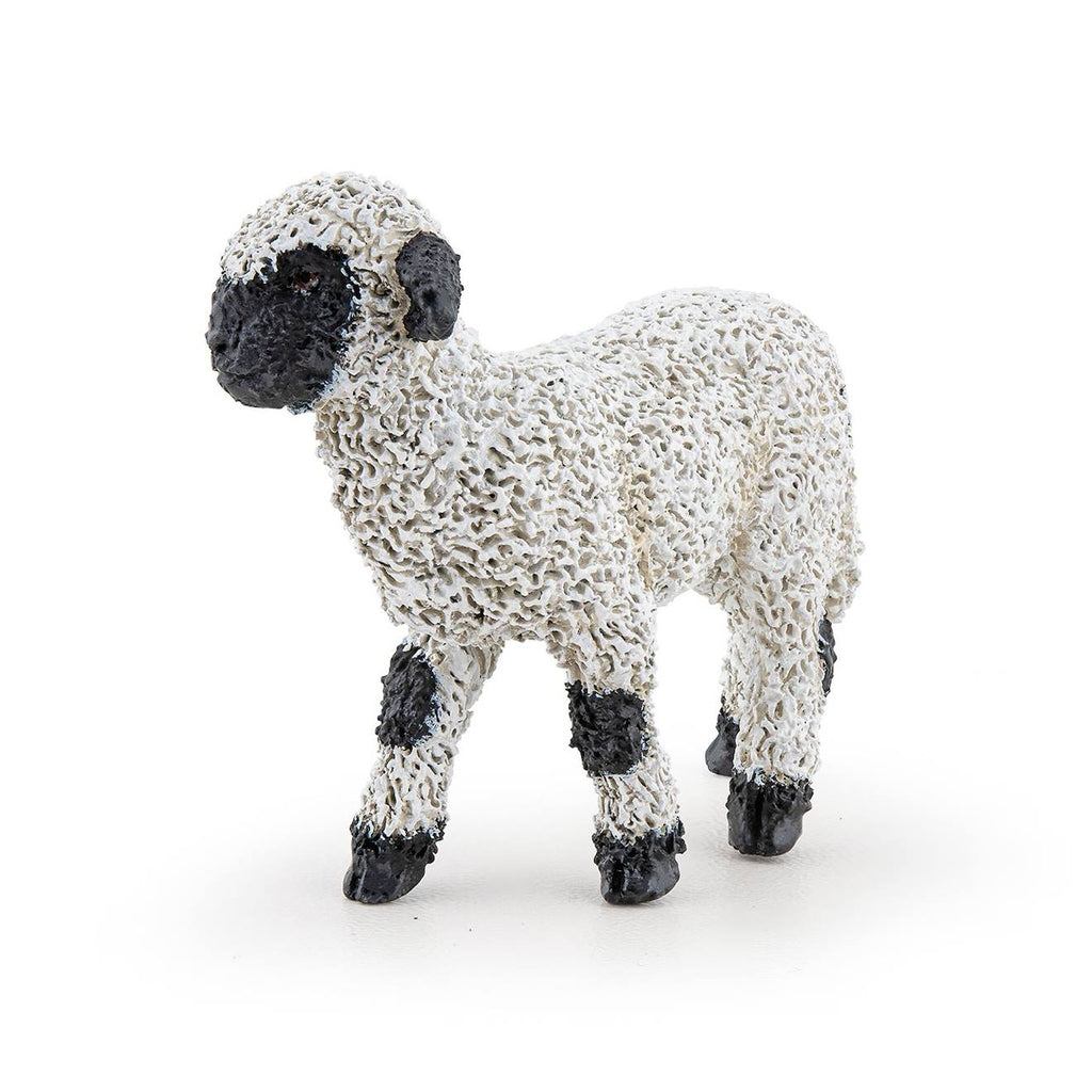 Figurine agneau nez noir du valais noir