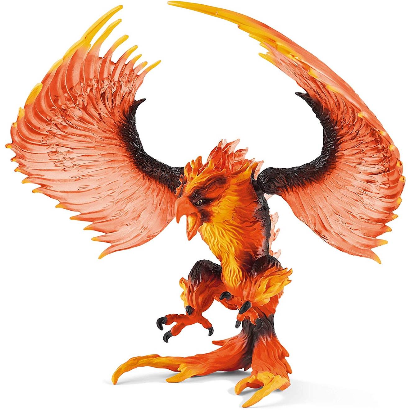 Figurine aigle de feu orange