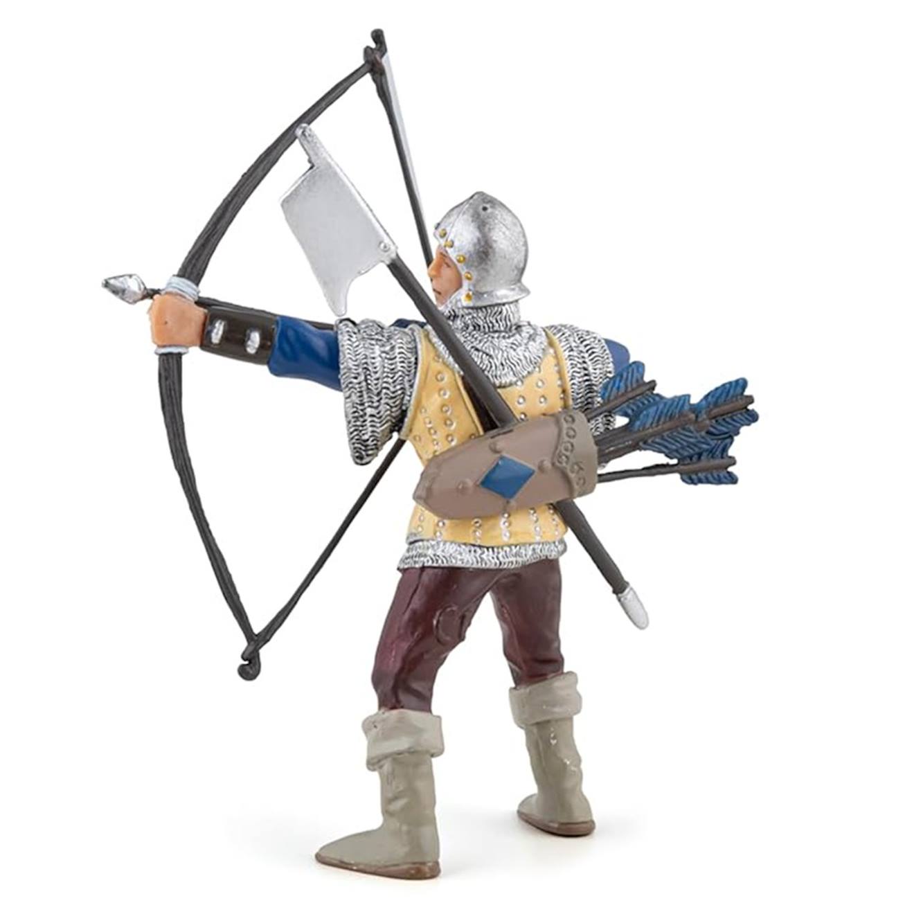 Figurine archer bleu