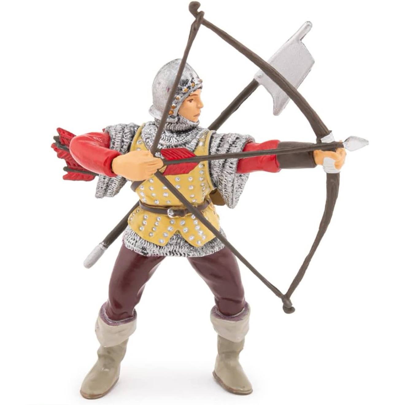 Figurine archer rouge