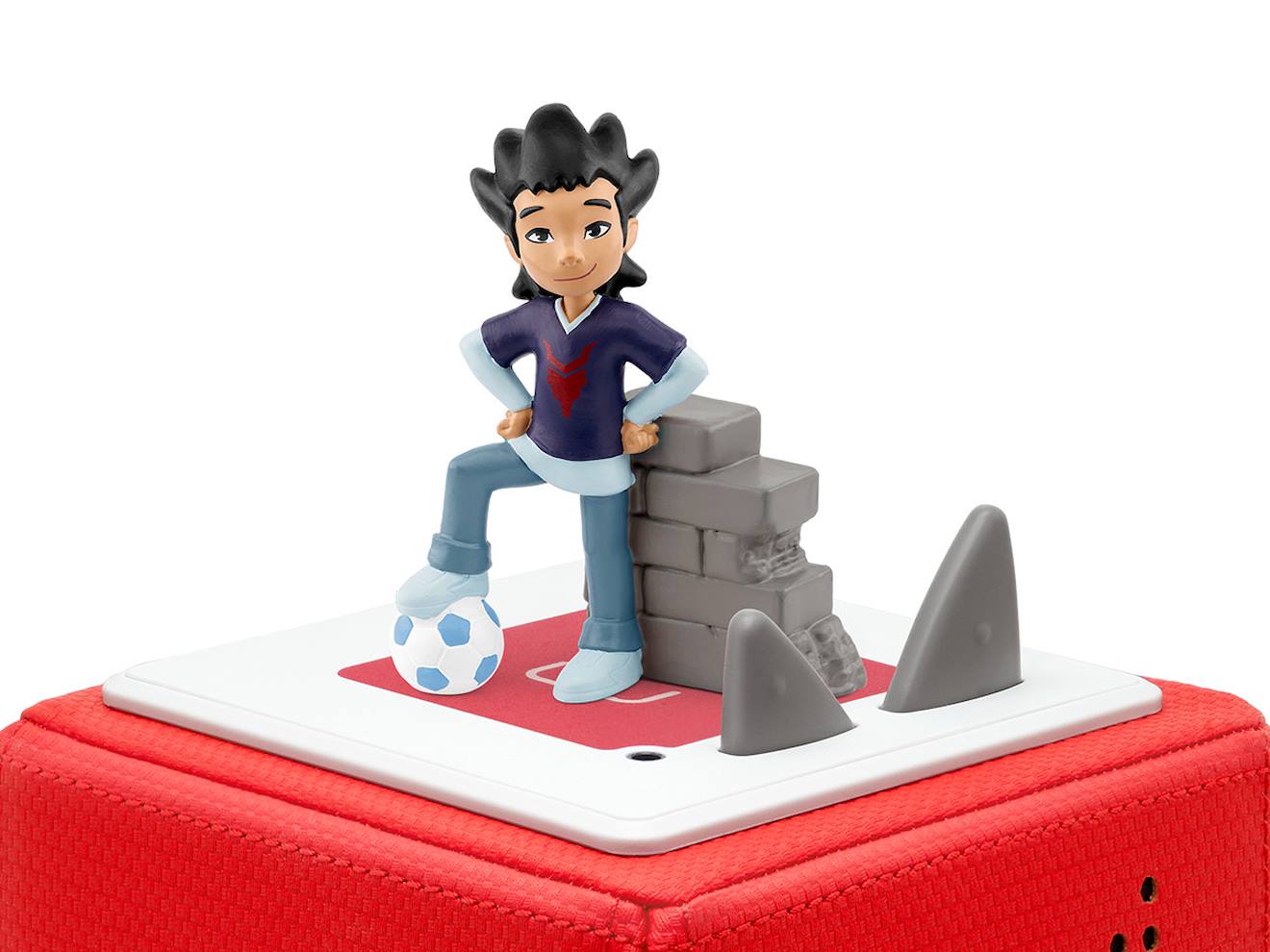 Figurine audio - foot 2 rue - petit dragon multicolore