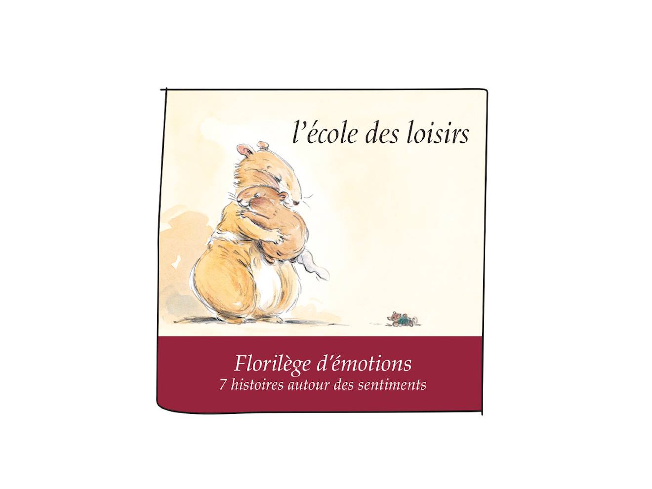 Figurine audio - l'école des loisirs - florilèges d'émotions multicolore