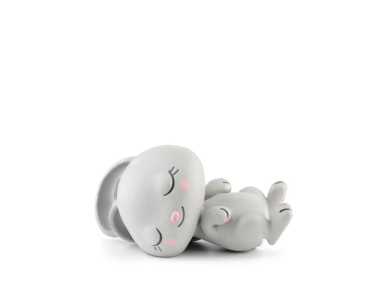 Figurine audio - les copains du dodo lapinou - blanc - enfant - doudou lapinou multicolore