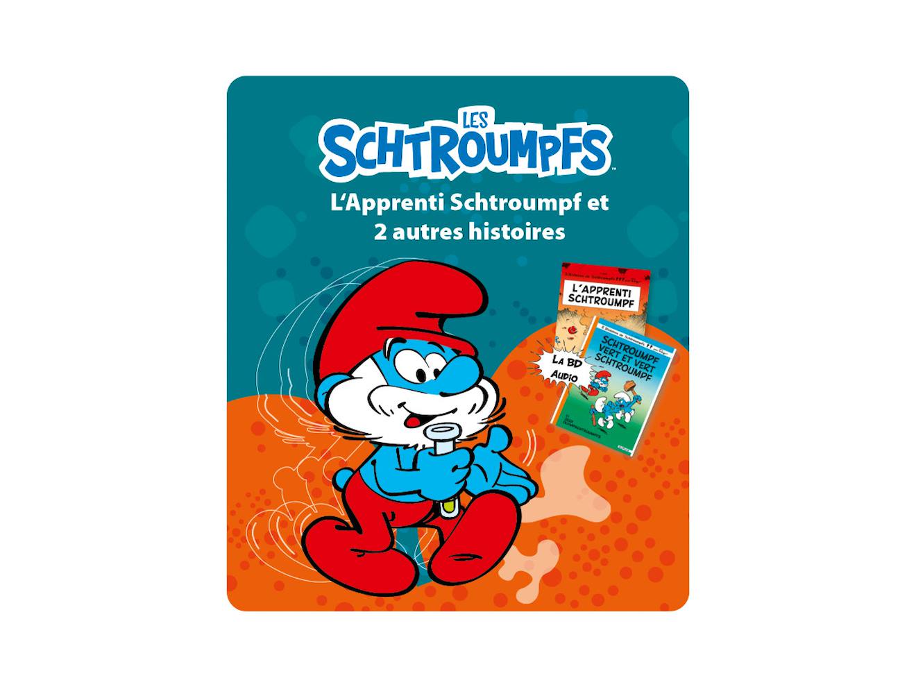 Figurine audio - les schtroumpfs - l'apprenti schtroumpf et 2 autres histoires - pour Toniebox multicolore