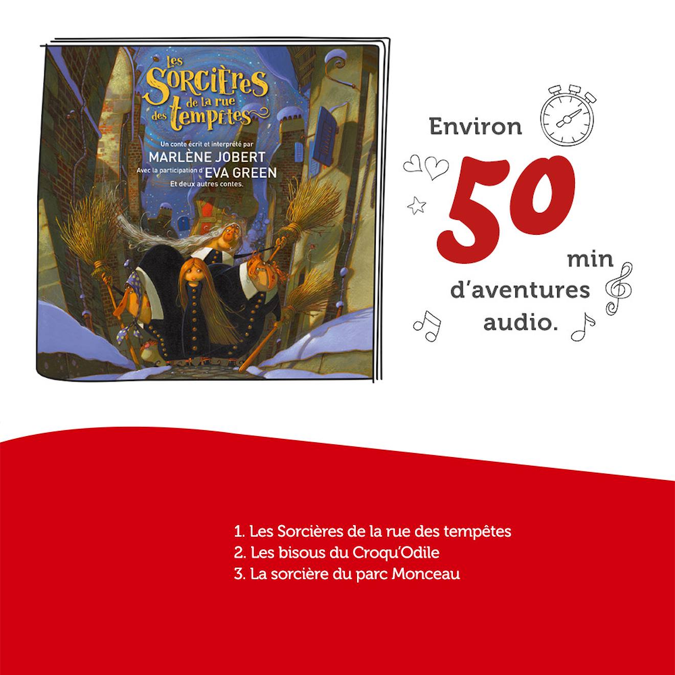 Figurine audio - marlène jobert raconte - pour Toniebox multicolore