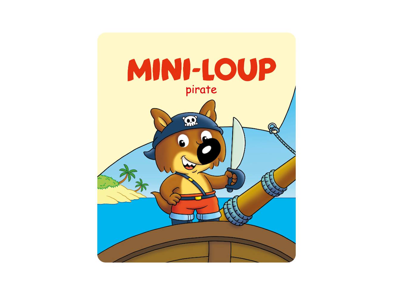 Figurine audio - mini loup - pirate multicolore