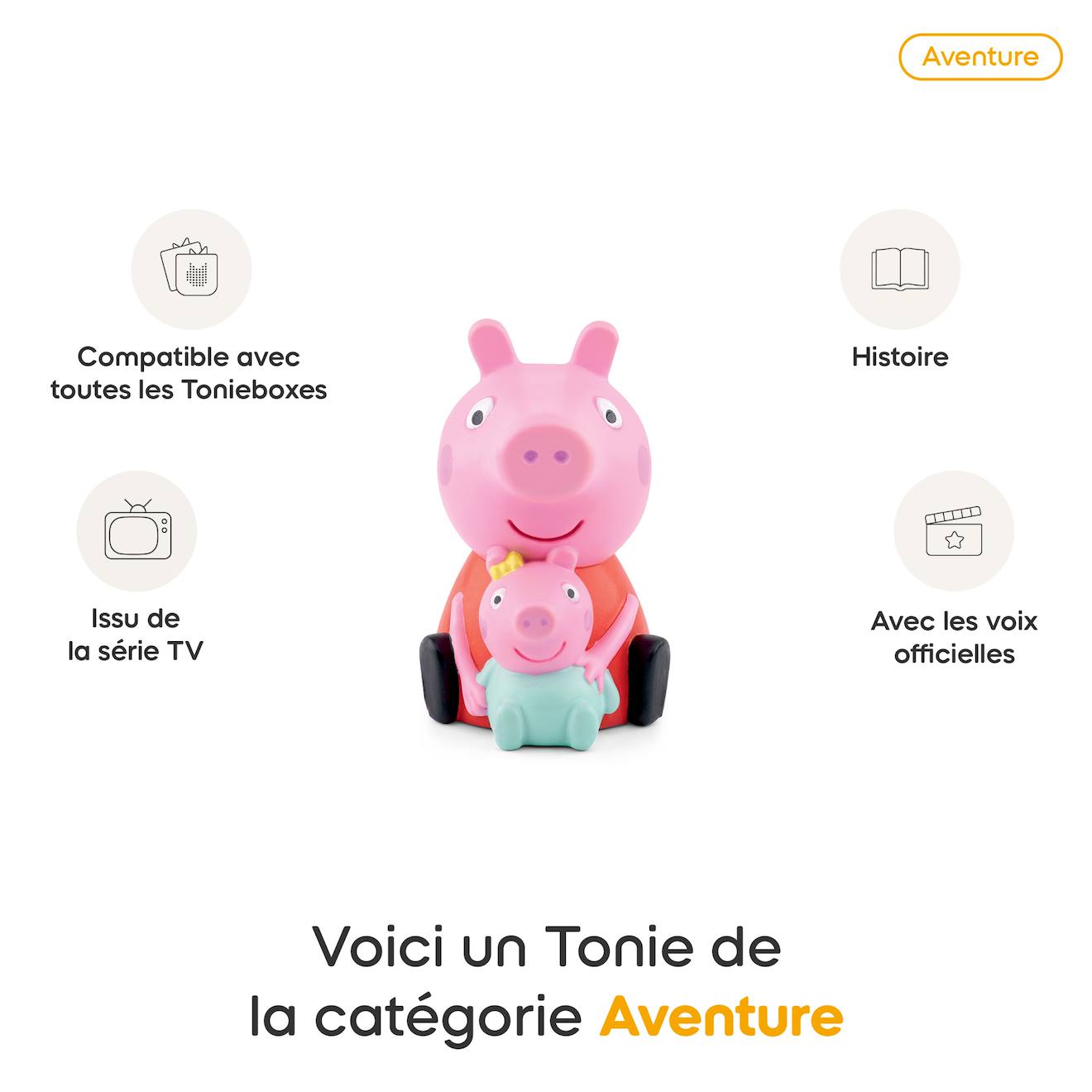 Figurine audio Peppa Pig, la nouvelle petite soeur - dès 3 ans multicolore