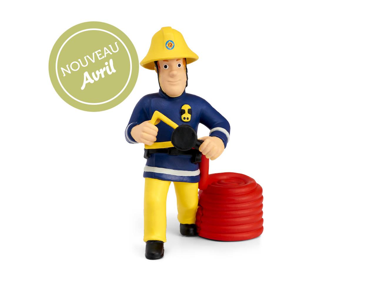 Figurine audio - sam le pompier multicolore