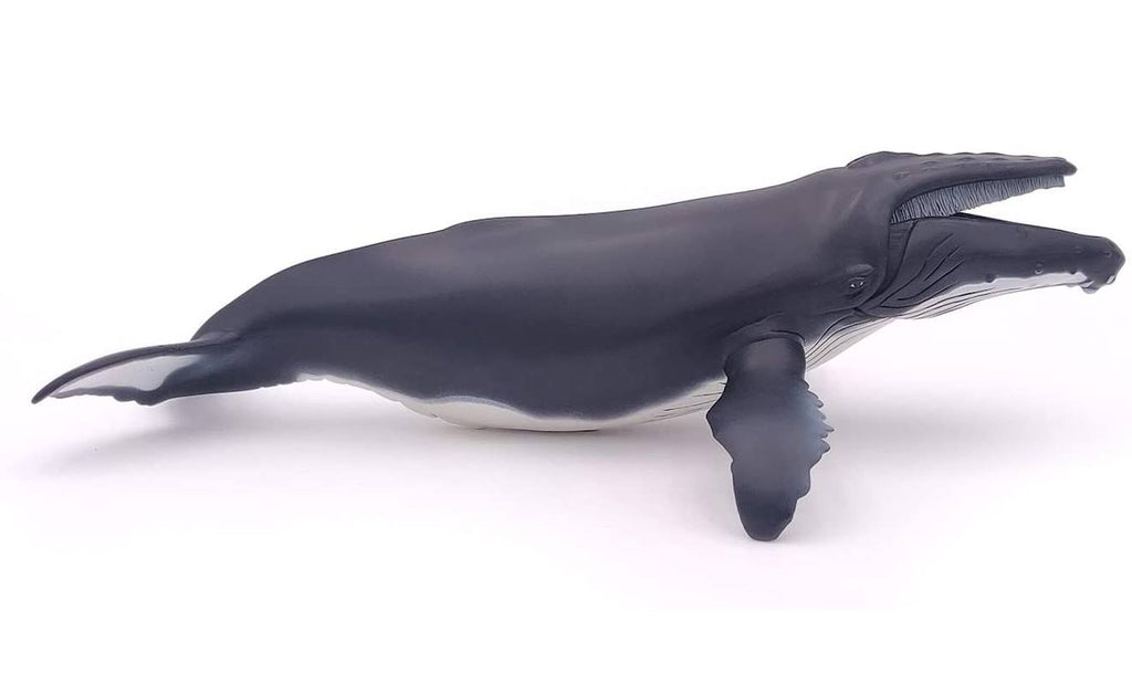 Figurine baleine à bosse gris