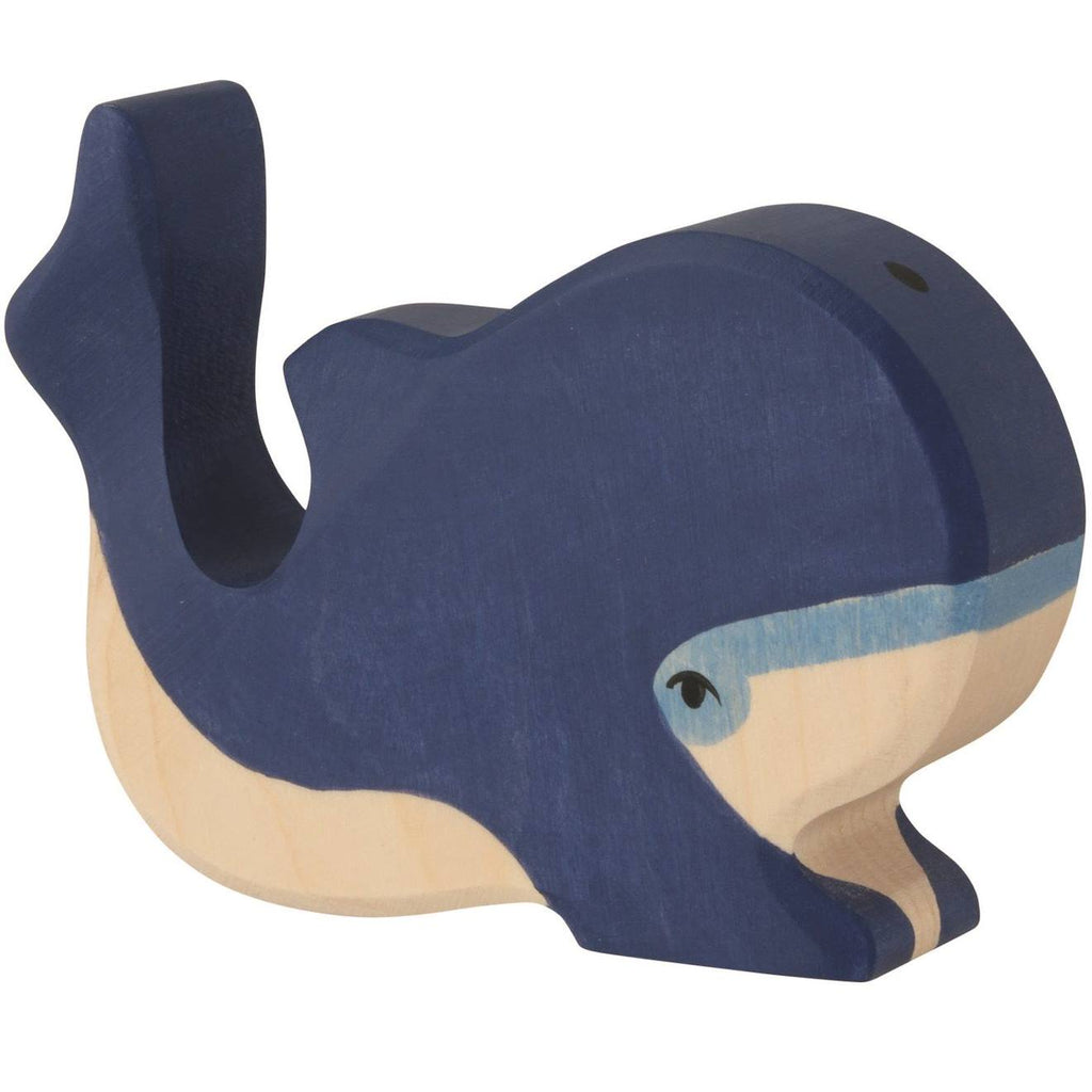 Figurine baleine bleue bleu