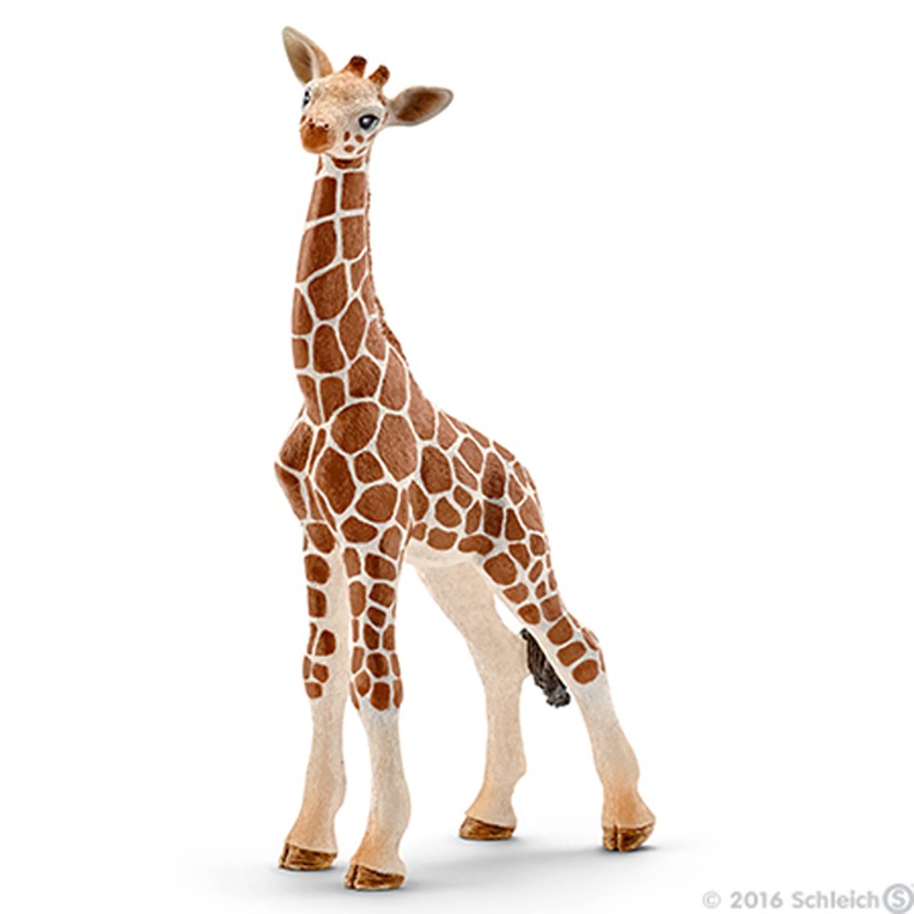 Figurine bébé girafe marron
