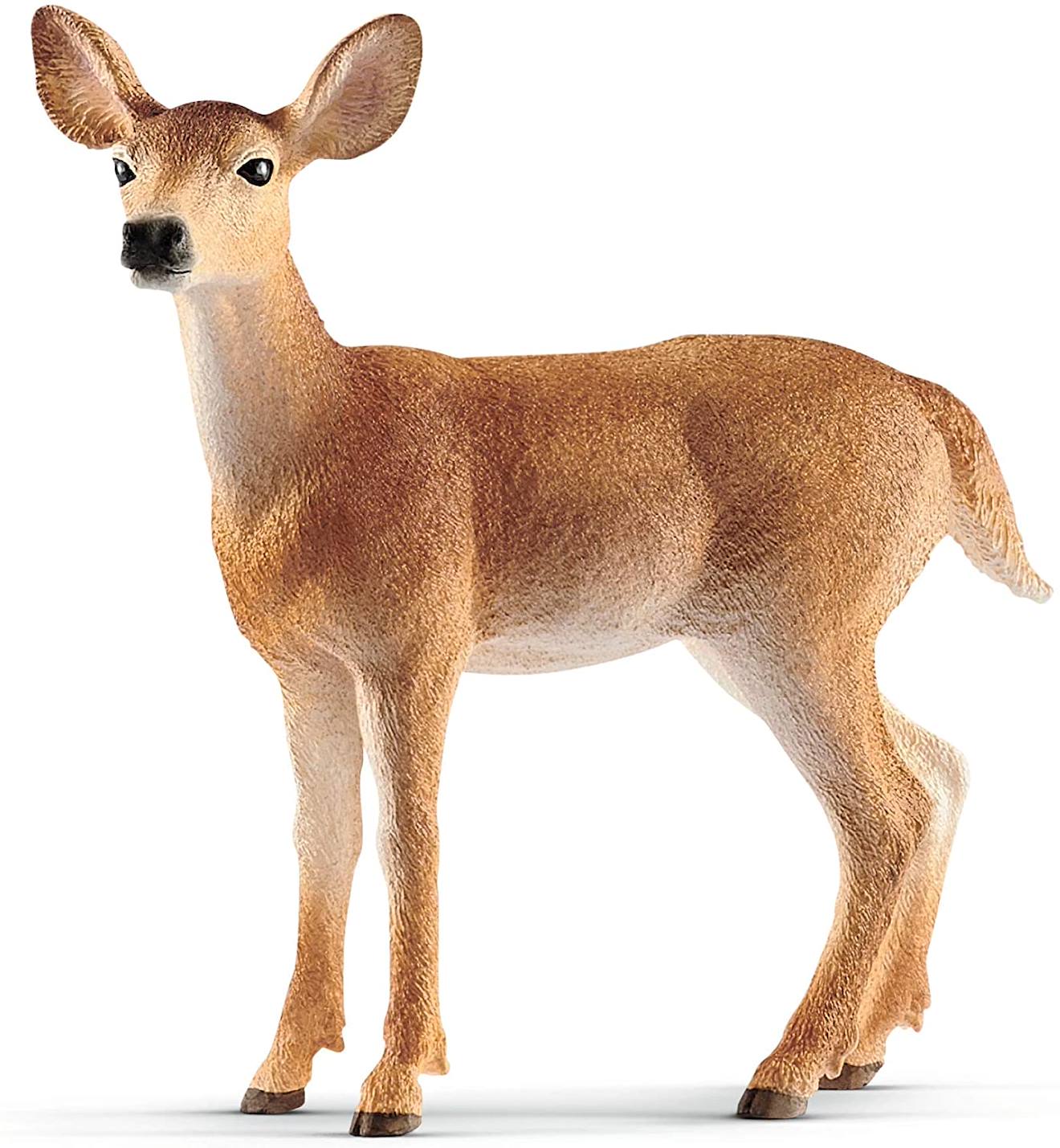 Figurine biche de virginie marron