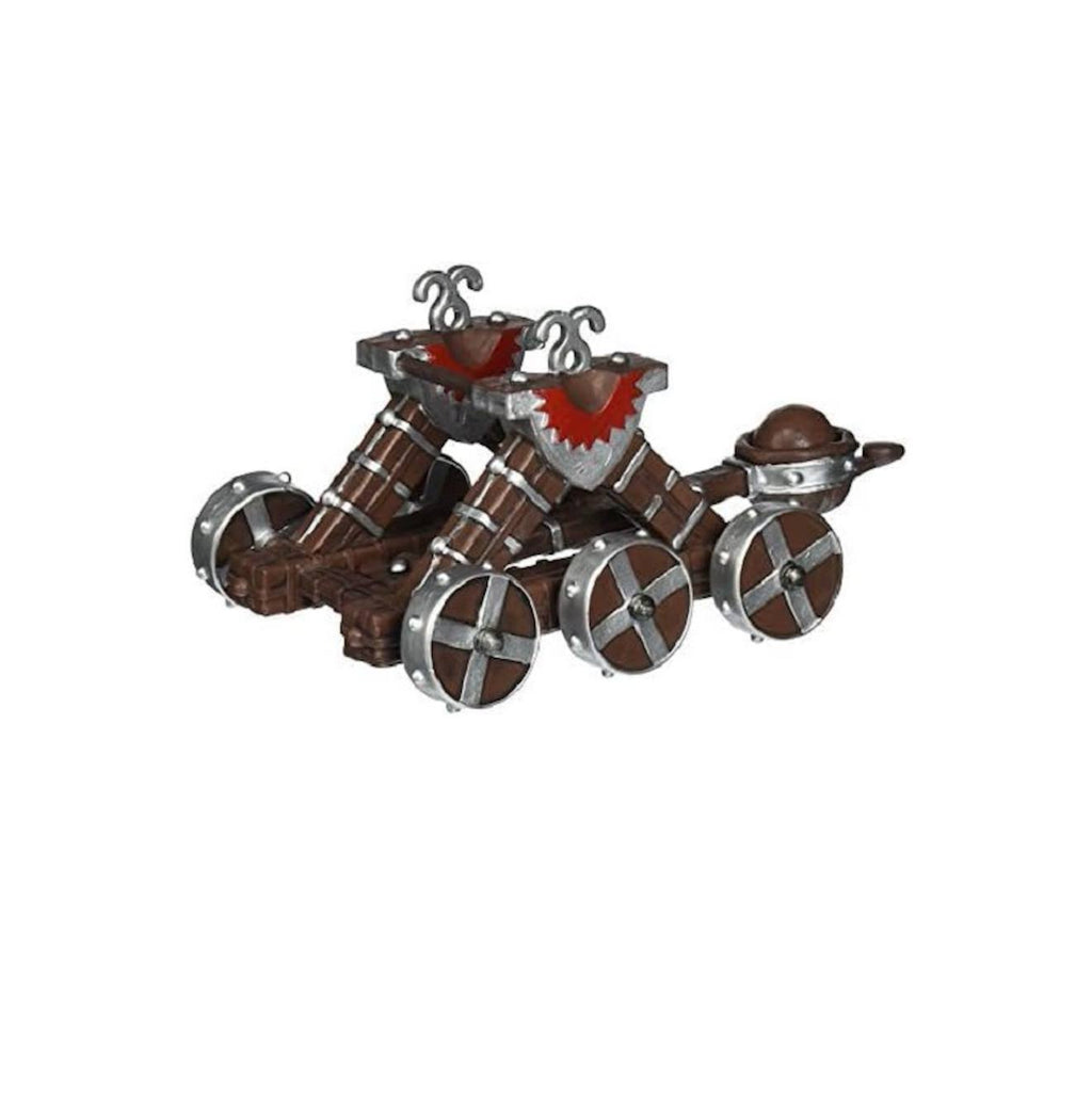 Figurine catapulte marron