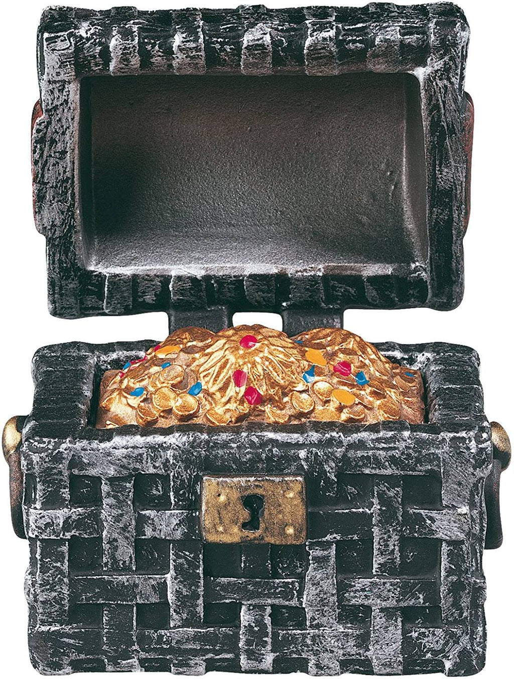 Figurine coffre des pirates noir