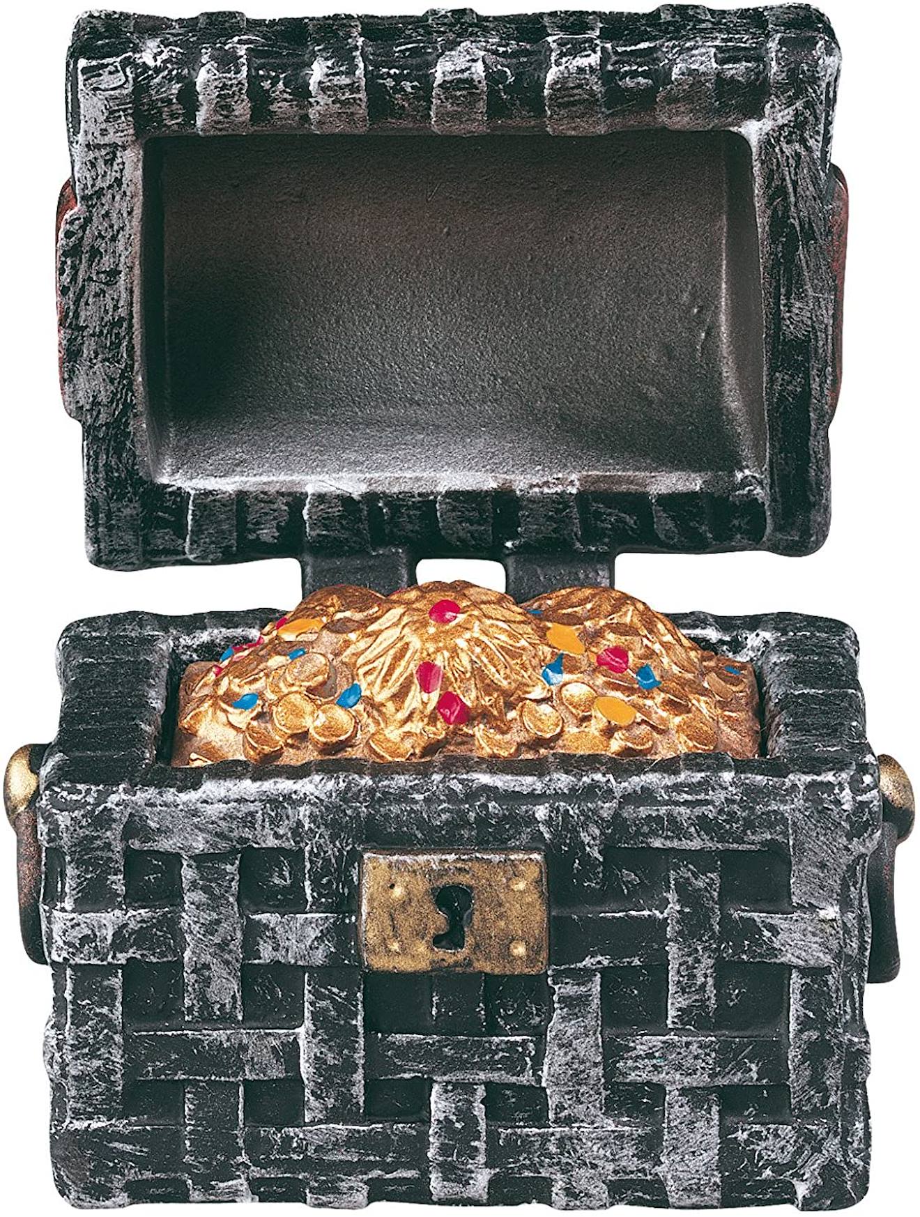 Figurine coffre des pirates noir