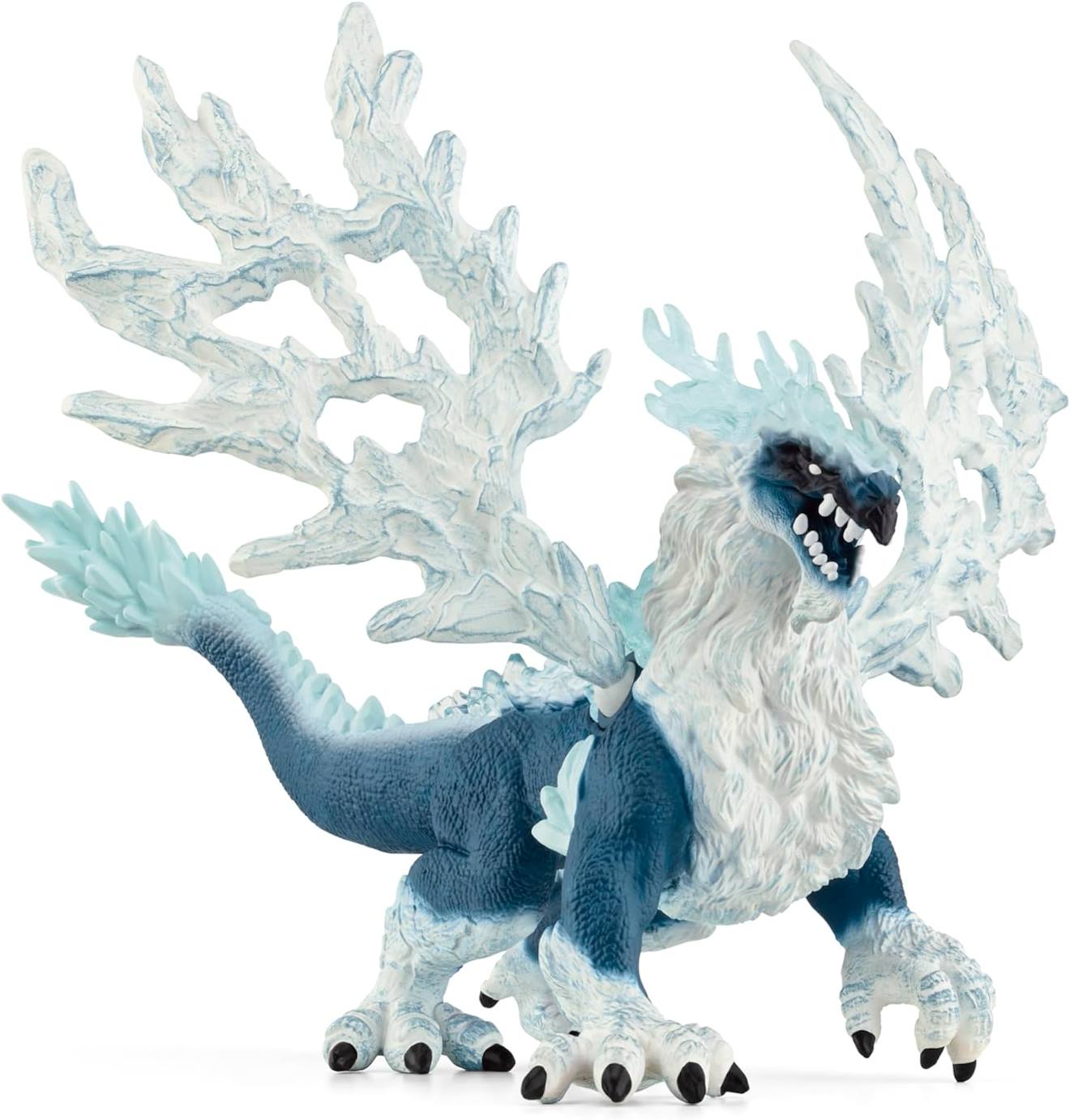 Figurine dragon de glace blanc