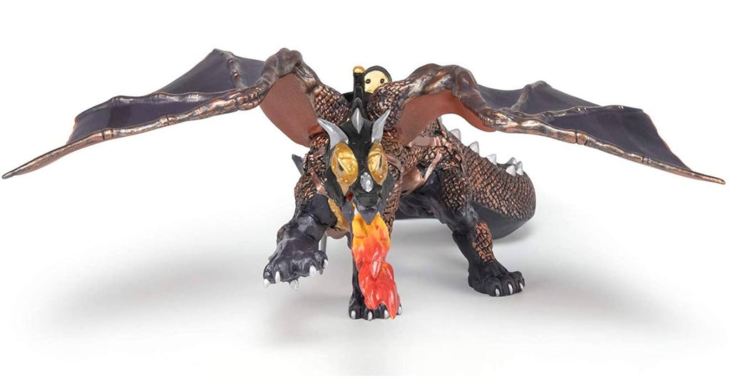 Figurine dragon des ténèbres marron