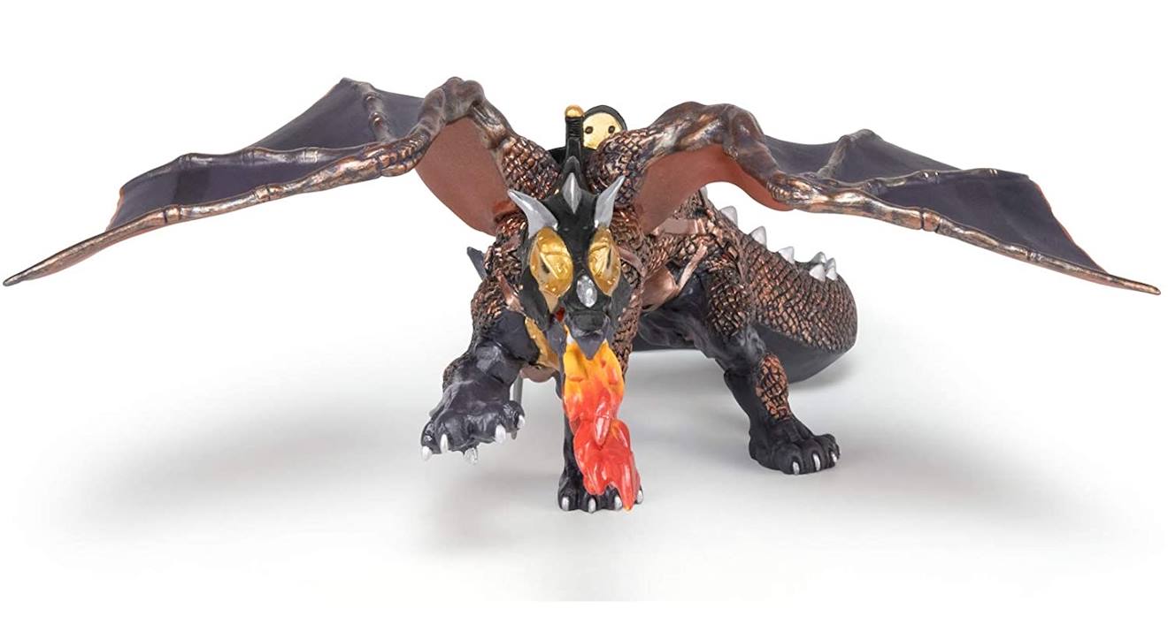 Figurine dragon des ténèbres marron