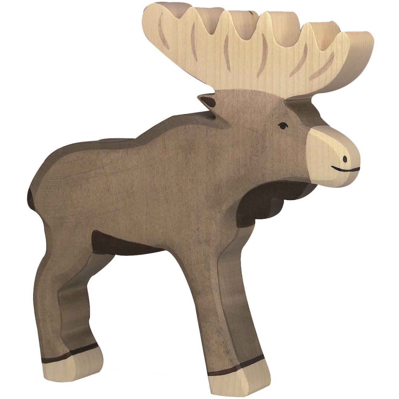 Figurine elan gris
