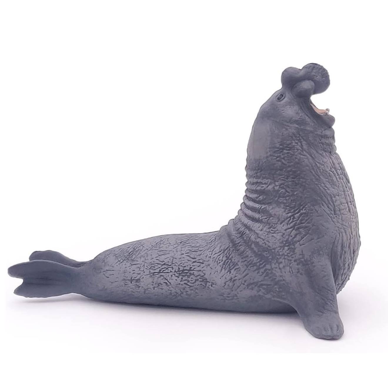 Figurine eléphant de mer gris