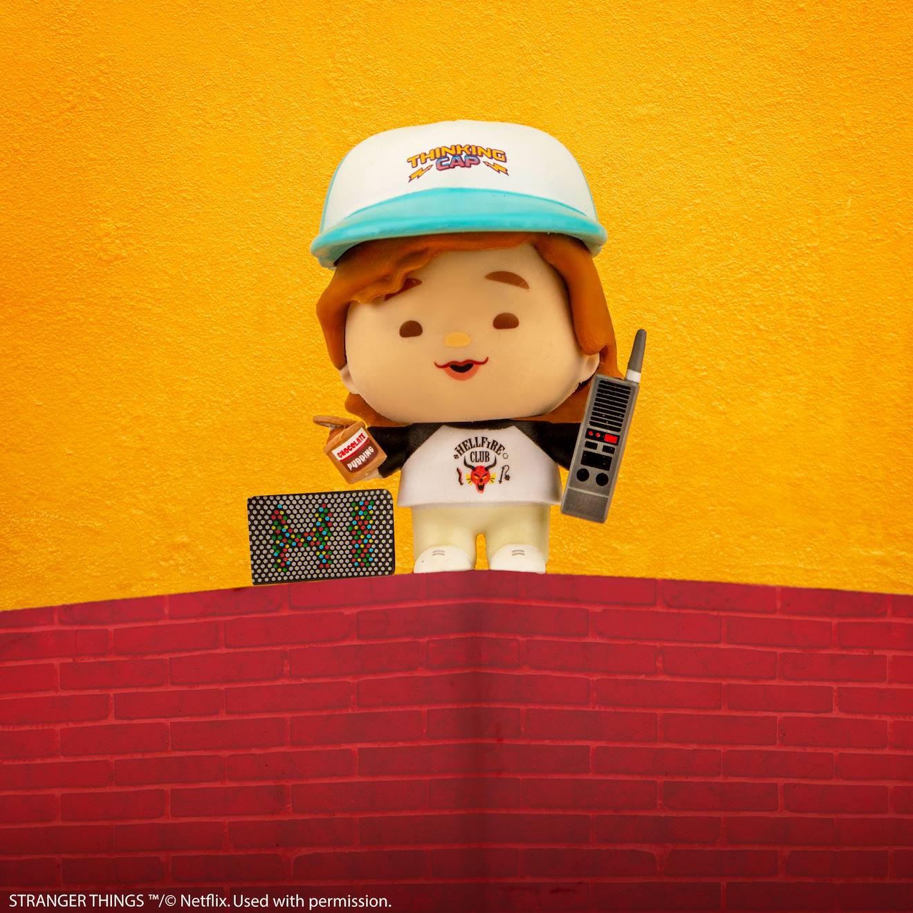 Figurine en Gomme Gomee Dustin Henderson - Stranger Things Multicolore