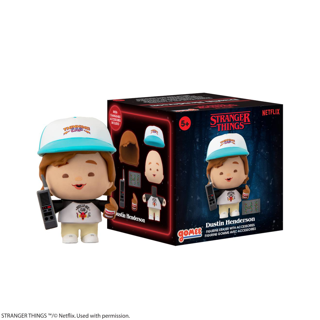 Figurine en Gomme Gomee Dustin Henderson - Stranger Things Multicolore