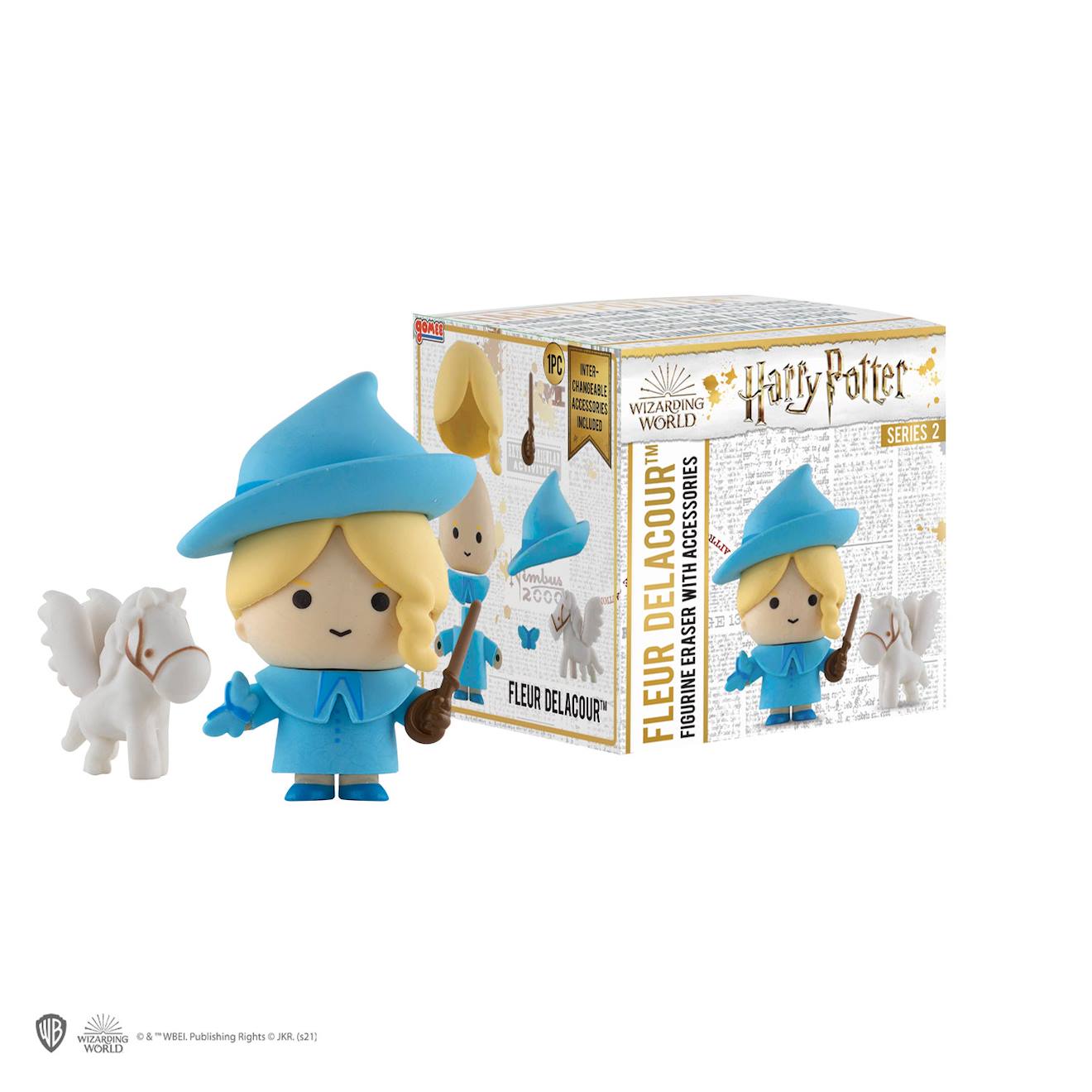 Figurine en Gomme Gomee Fleur Delacour - Harry Potter Multicolore