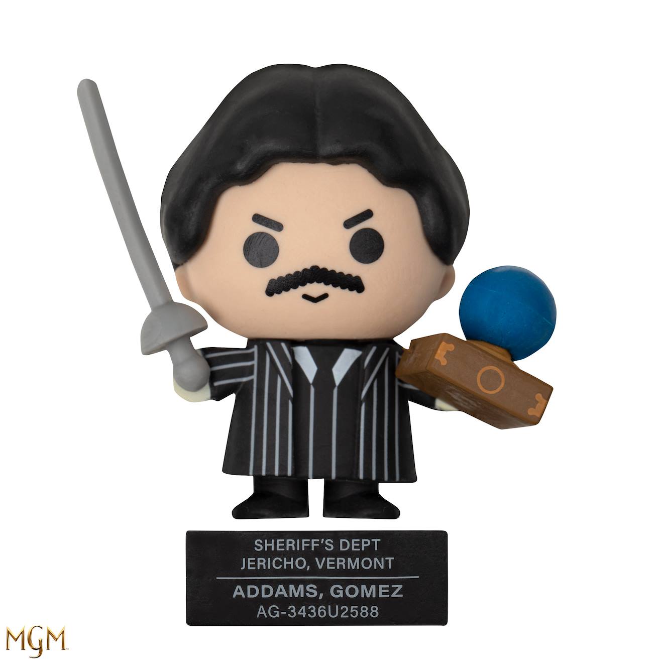 Figurine en Gomme Gomee Gomez Addams - Mercredi Multicolore
