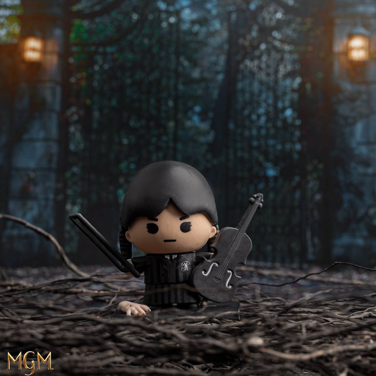 Figurine en Gomme Gomee Mercredi Addams - Mercredi Multicolore