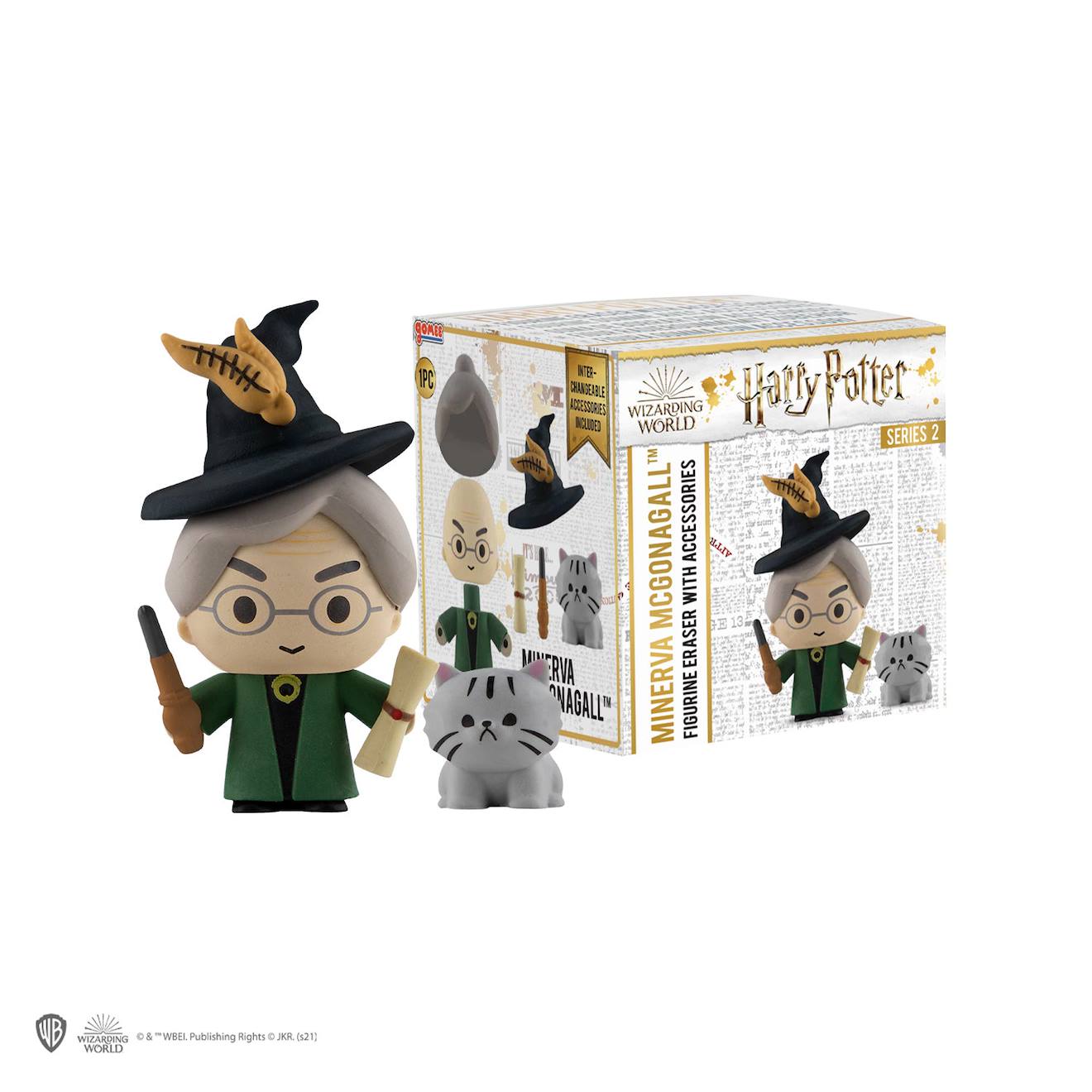 Figurine en Gomme Gomee Minerva Mcgonagall - Harry Potter Multicolore