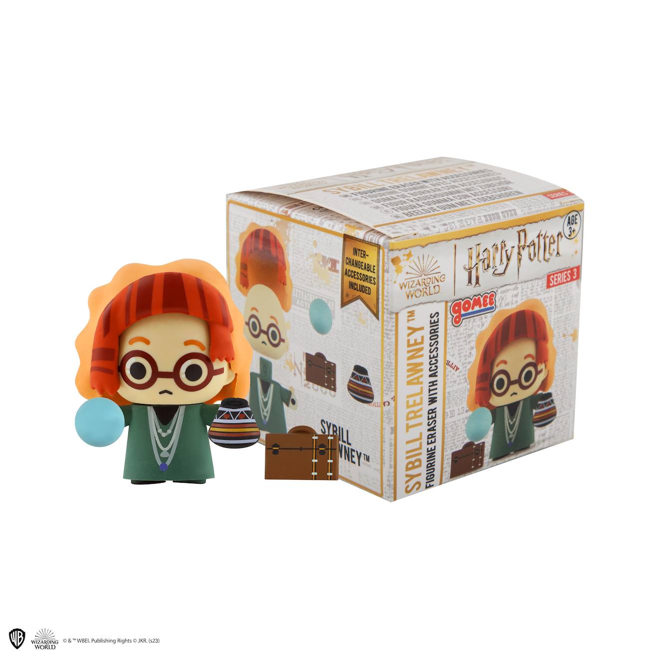 Figurine en Gomme Gomee Professeur Trelawney - Harry Potter Multicolore