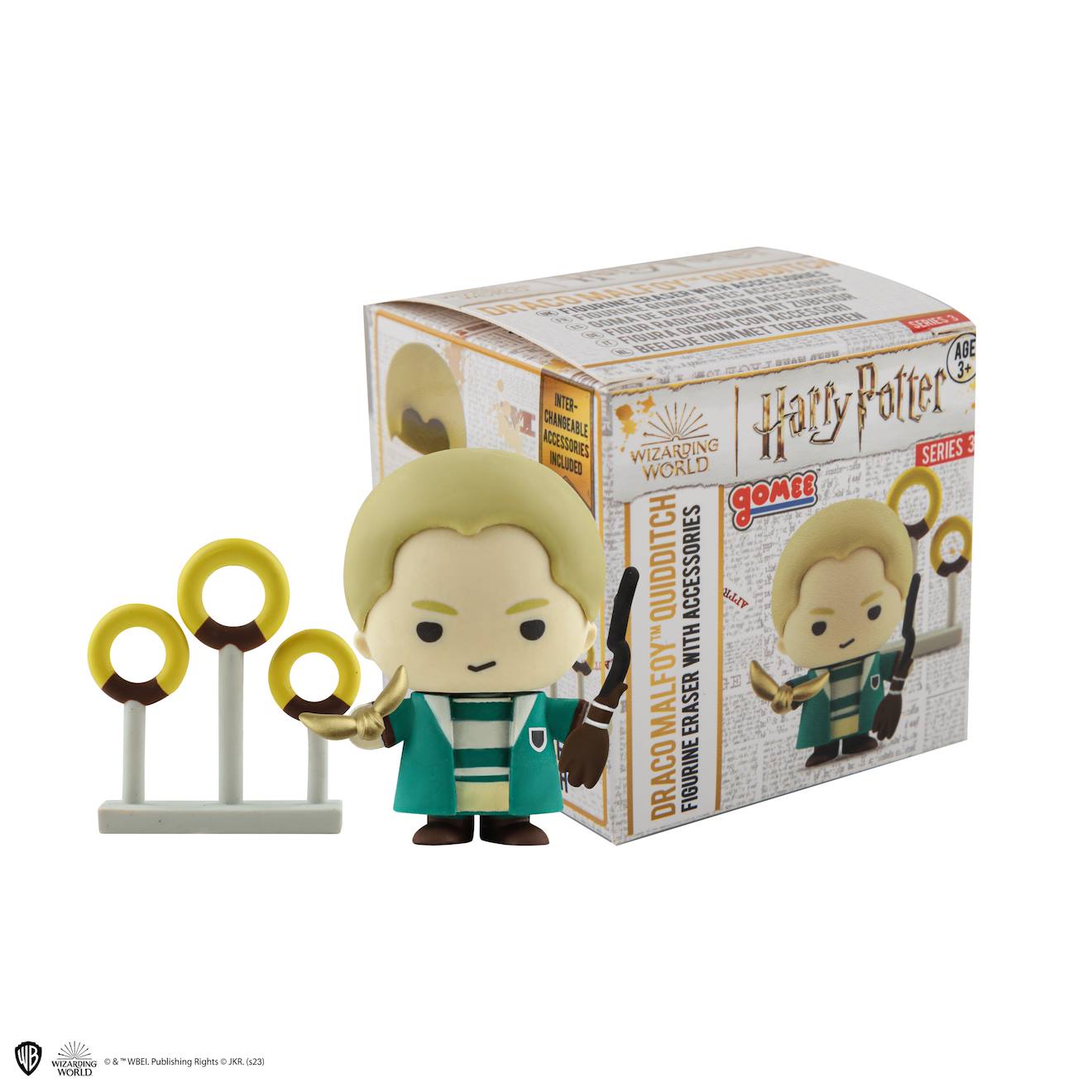 Figurine en Gomme Gomee Quidditch Drago Malefoy - Harry Potter Multicolore