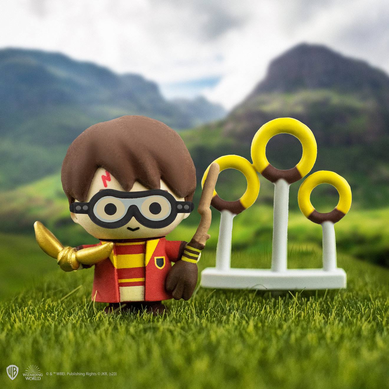 Figurine en Gomme Gomee Quidditch Harry Potter - Harry Potter Multicolore
