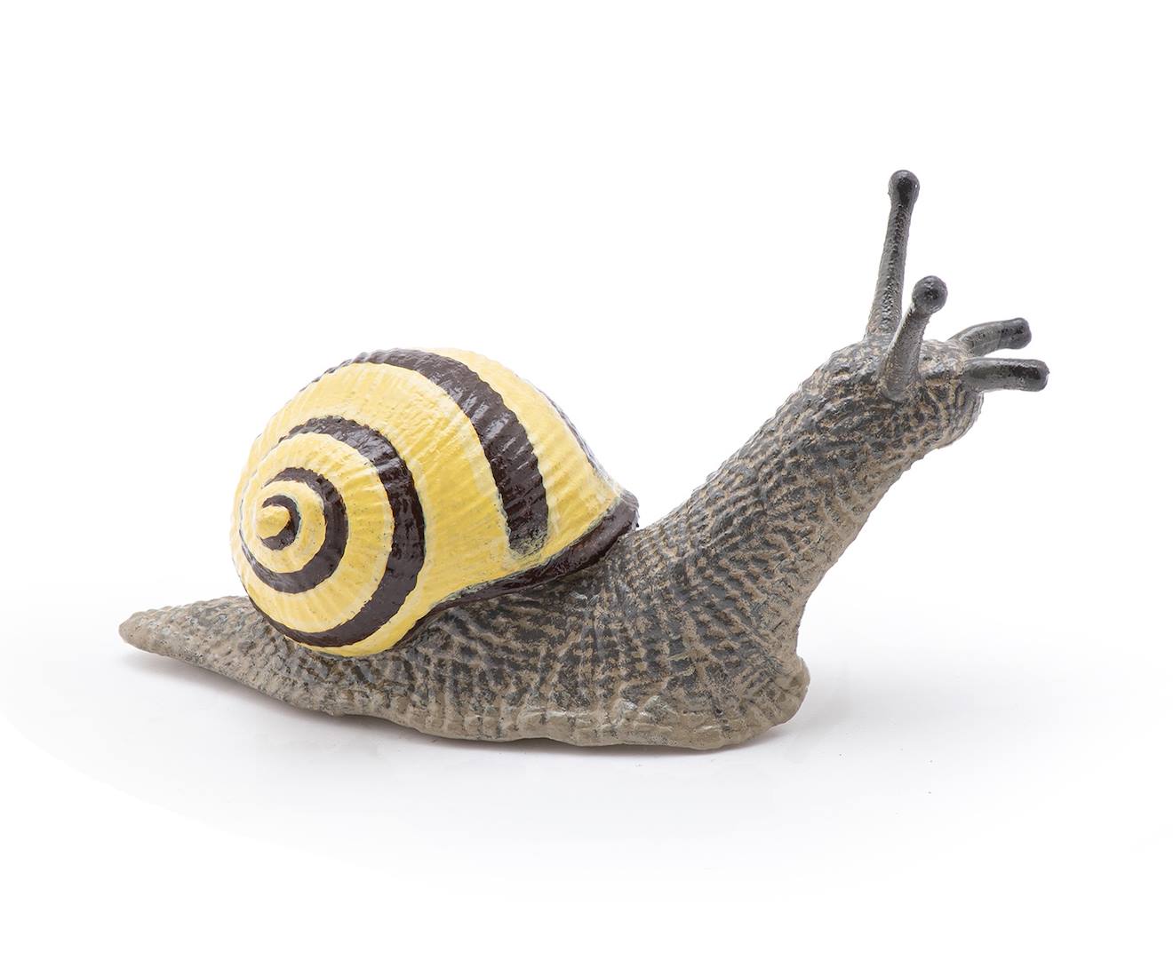 Figurine escargot des bois marron