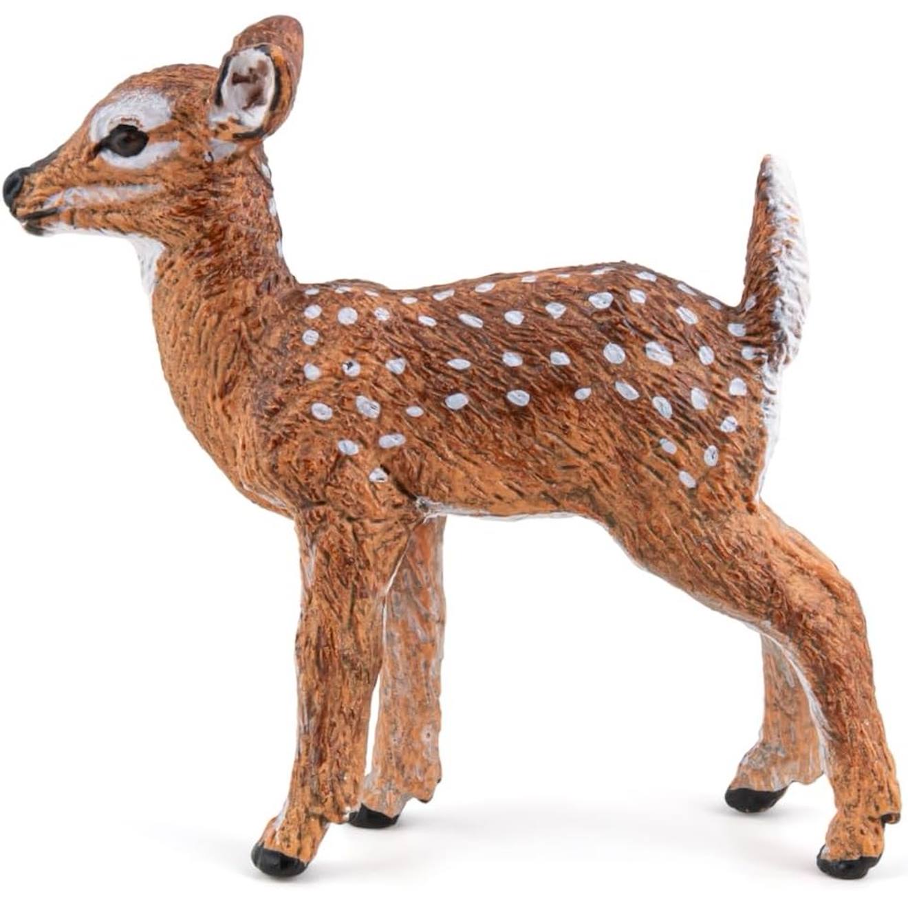Figurine faon de virginie marron