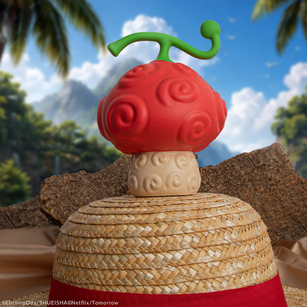 Figurine Fruit de L'humain Squishy Anti-stress - One Piece Rouge