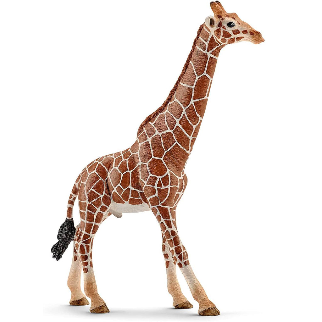Figurine girafe mâle marron