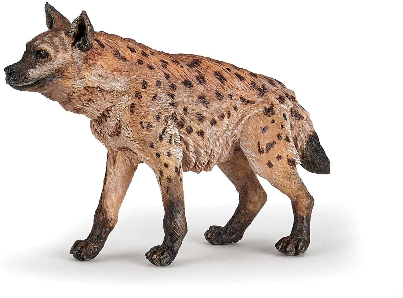 Figurine hyène marron