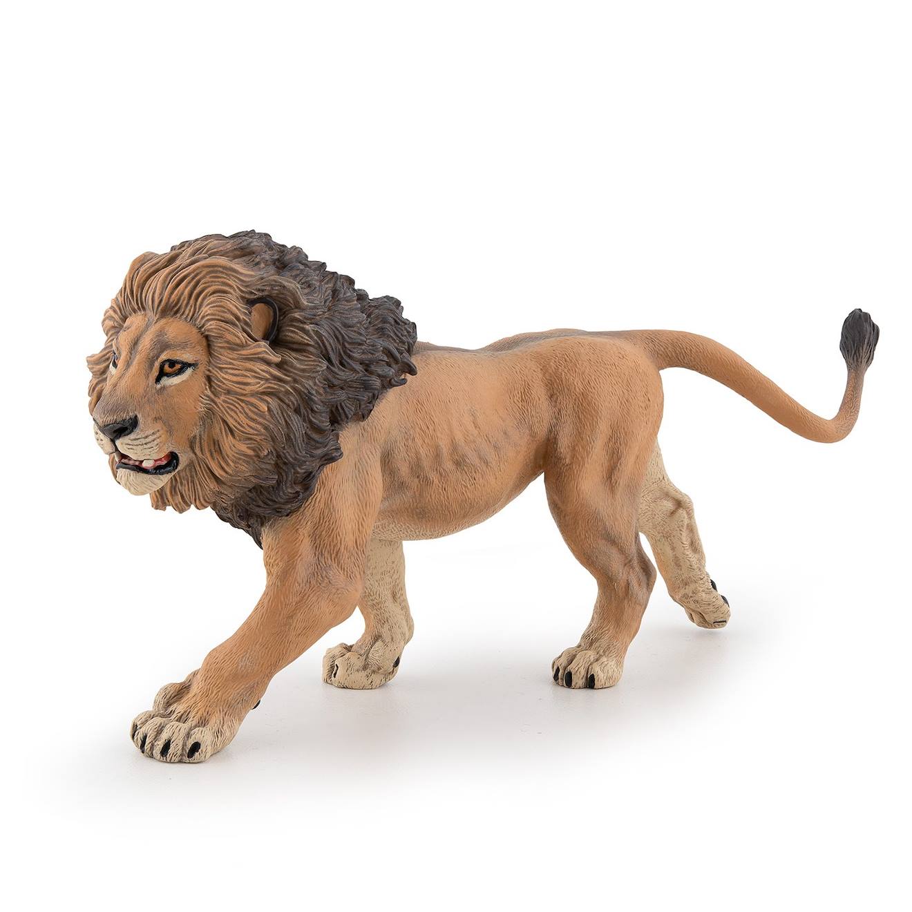 Figurine lion d'afrique marron