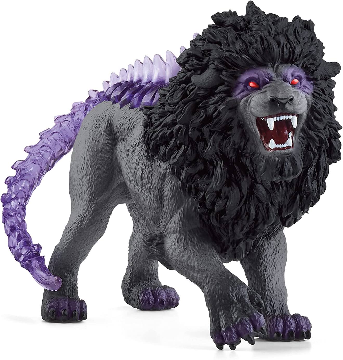 Figurine lion des ténèbres noir