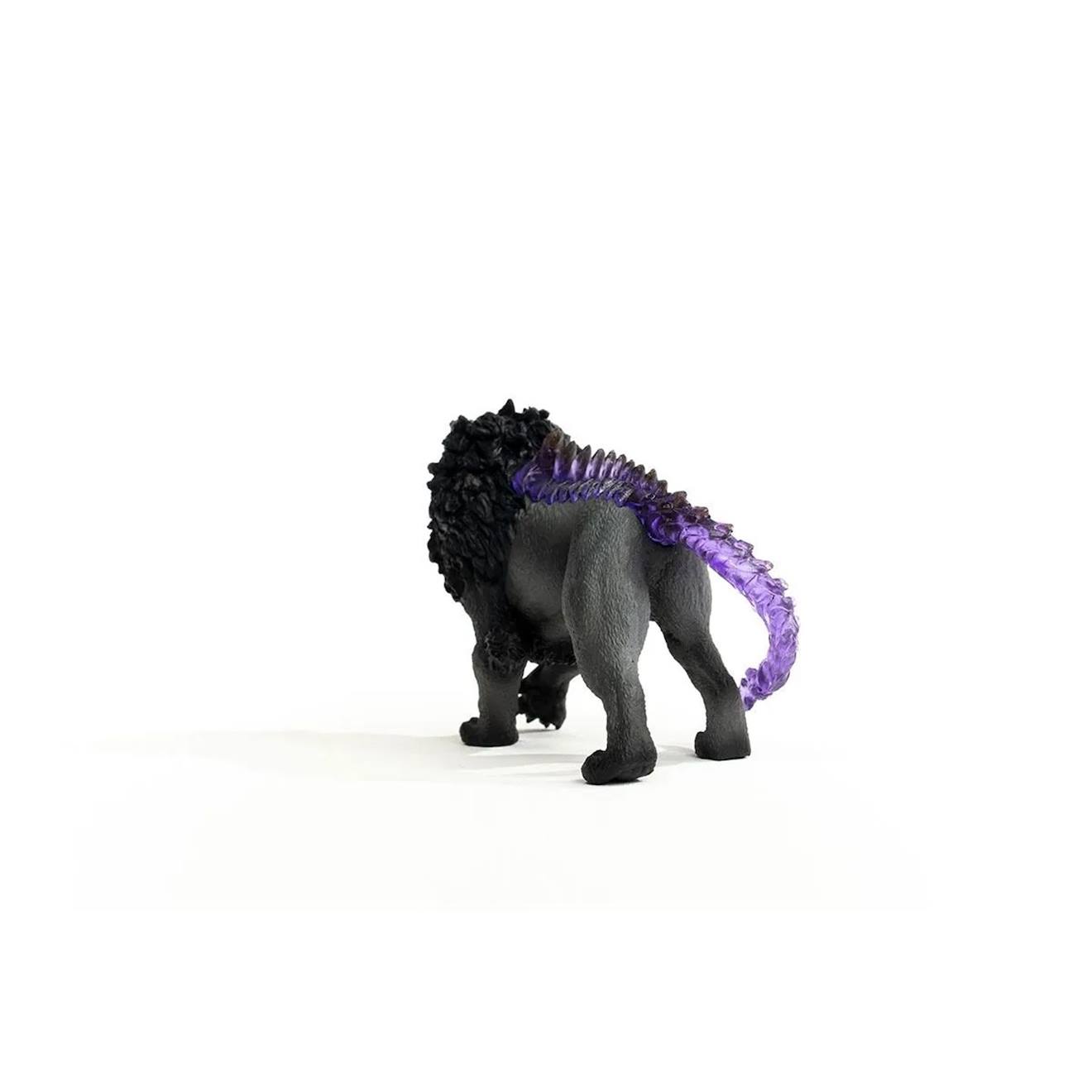 Figurine lion des ténèbres noir