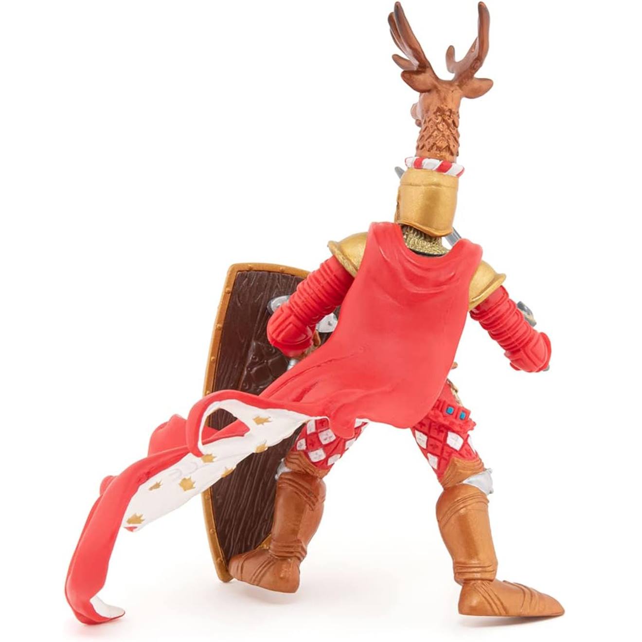 Figurine maître cimier cerf rouge
