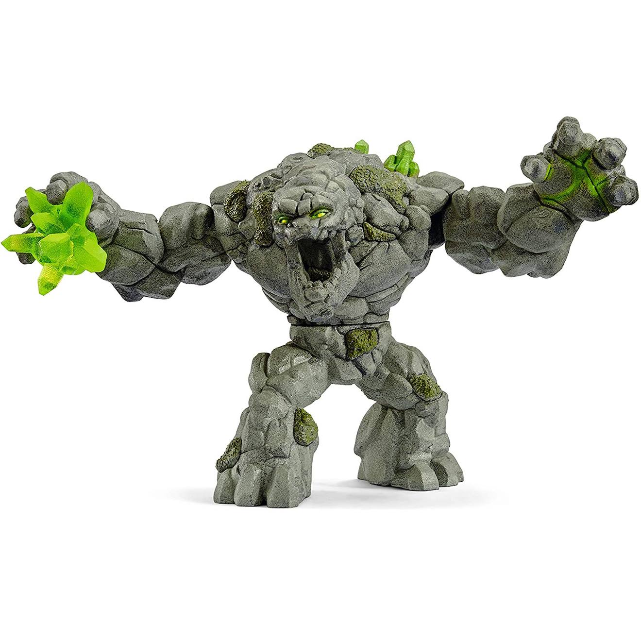 Figurine monstre de pierre gris